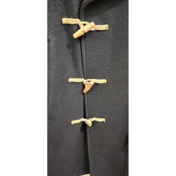 ZARA WOOL BLEND COAT WITH TOGGLES LIMITED EDITION BLACK SIZE M REF. 3057/783 - Picture 4 of 15